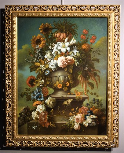 "Nature morte au vase de fleurs"